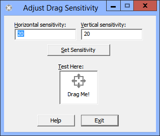 WinDragSens Interface